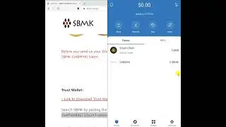 How to install SBMK (SABMYK) free crypto token on Trust Wallet