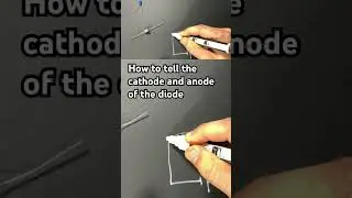 How to determine the polarity, anode and cathode, of a diode