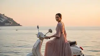 Soft Golden Light Along the Amalfi Coast 🌅 Calm Music