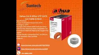 🔌 30% OFF: Dahua Cat 6 305m UTP CAT6 Lan Cable [1 Box]! 🔌