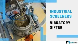 Vibratory sifter fed by a screw feeder  - Vibratory screener | Palamatic Process Inc.