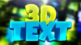 How to make 3D TEXT in Photopea! *NEW 2023 UPDATE*