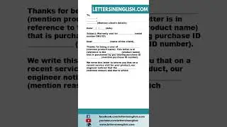 Warranty Void Letter - Sample Letter to Client Regarding Warranty Cancellation