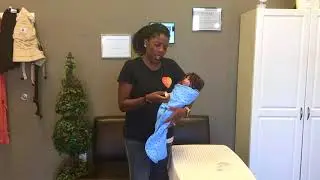 How to calm a fussy baby with sucking on a pacifier