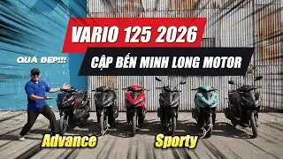 Cận cảnh Vario 125 phi&ecirc;n bản 2026 vừa cập bến Minh Long Motor