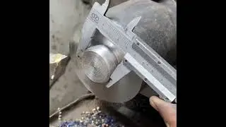 Repairing a Broken Hammer with a New Steel Shaft on the Lathe