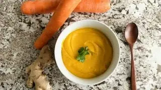 Hearty and inflammation-fighting golden turmeric carrot soup