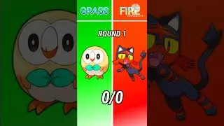 Fire🔥 vs Grass🌳 Type Pokemon Fight |part-1@PokemonGamingz