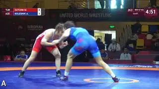 Qual. WW - 57 kg: M. OZTURK (TUR) v. A. KOLESNIK (AZE)