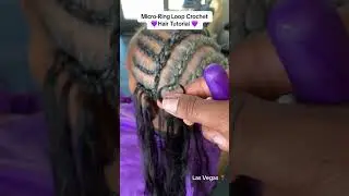 Micro-Ring Loop Crochet Hair Tutorial | Las Vegas 📍