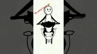 halmet kharidne ne #funny#shorts#animation#stickman#youtuner#supportmen
