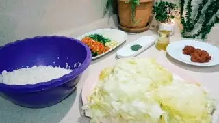 أكلة شتوية.... ملفوف محشي.... تحضير سهل 