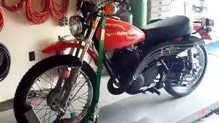 1975 harley davidson SX250 in for repairs & a once over