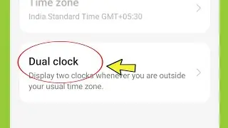 Oneplus Mobile | Dual clock Setting in Nord Ce3
