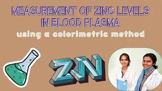 Measurement of Zn levels in blood plasma using a colorimetric method