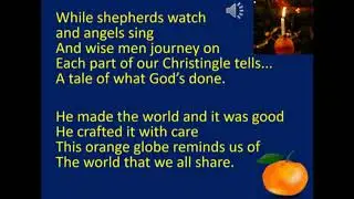 Christingle song to tune of 