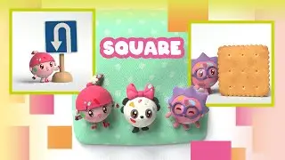 Square (music video) | Shapes and colors | Babyriki