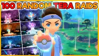 100 RANDOM TERA RAIDS IN POKEMON SCARLET AND VIOLET - and this is what I found!