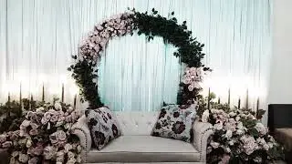 new beginning, new memories...... Indoor walima decorations