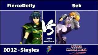DD12 - FierceDeity vs. Sek - Melee Singles Losers Semifinals