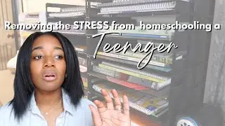 How To Eliminate Stress in Homeschool With A TEEN | Homeschooling Multiple