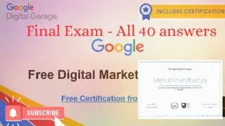 Google Digital Garage - Fundamentals of Digital Marketing | Final Exam Answers