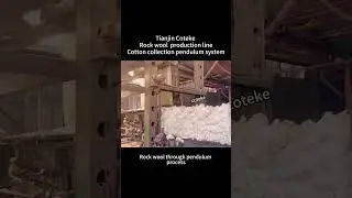 Rock wool  production line-Cotton collection pendulum system