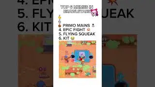 TOP 5 MEMES IN BRAWLSTARS #brawlstars #brawstarsmemes #brawlstarsmeme #memes #gaming