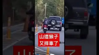山道猴子三寶又摔車了 #台灣 #三寶 #motorcycle #taiwan #2023 #打滑 #二輪 #山道猴子