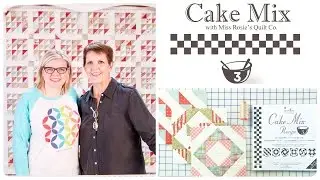 Cake Mix Recipe #3: Triangle Paper for Layer Cakes by Miss Rosie&rsquo;s Quilt Co. of Moda Fabrics: