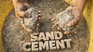 EXTREME Sand Cement Crumbling in Water 😴 | Deep Wet Crush ASMR