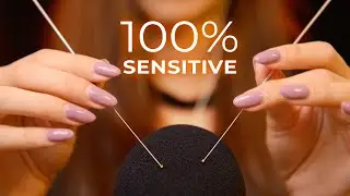 ASMR Close-up Triggers at 100% Sensitivity (No Talking)