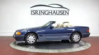 1993 Mercedes-Benz SL 500SL convertible in Nautical Blue Metallic - 072308