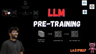 How AI Really Learns: Pre-Training in LLMs Explained | GPT, LLaMA, Gemini  | AI Concepts