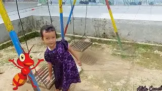 MAINAN ANAK PEREMPUAN,💕PENGEN MAIN AYUNAN TAPI ADA SEMUT,ALIFA COMEL
