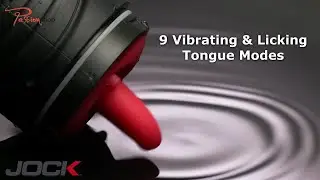 Jock CN1026 Sucking & Licking Vibrating Masturbator Demo | Discreet Pleasure Toy