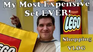 Lego Shopping VLOG, Buying my most expensive set EVER!!! #LegoSet76178