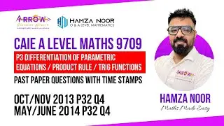 CAIE A2 Math P3 9709 | Differentiation Past Paper Questions | A level Math | Hamza Noor