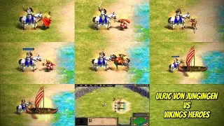 Ulric Von Jungingen vs Vikings Heroes | AoE II: Definitive Edition