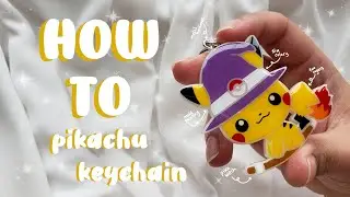 How to Make a🧡Pikachu💛Witch Keychain | Full Process Video