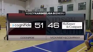 Cognifide vs McKinsey&Company - X kolejka - II Liga Poznań - Koszykarska Liga Biznesu