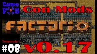 Reorganizando taladros | Factorio 0.17 con Mods - #8 | Gameplay espa&ntilde;ol