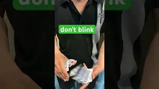don't blink #magicskills #sleightofhand #cardtrick #magiciantricks #magictricksforbeginners #shorts