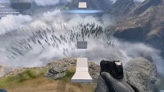 Testing game physics in early forge build | Halo Infinite
