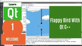 [1/6]Flappy Bird Game with Qt | Qt Graphics View Framework Tutorial