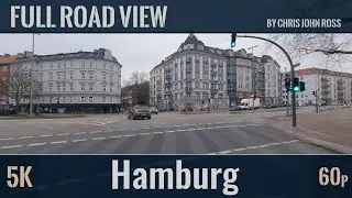 Hamburg, Germany: Barmbek-Süd - Dehnhaide, Weidestraße, Herderstraße, Winterhuder Weg - 5K (2880p)