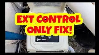 Fix ext. Control only Pentair  pump/Retirando ext Control Only bomba Pentair  #piscina #pump #bomba
