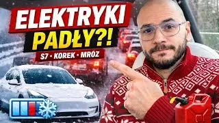 Samochód elektryczny + zima + korek = KATASTROFA?