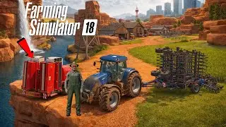 Farming Simulator 18 – Extreme Cliff Farming Challenge | Tractor & Heavy Implements