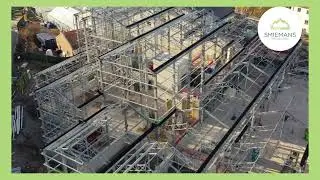 17,5 m high Glass Construction botanical greenhouse Gothenburg